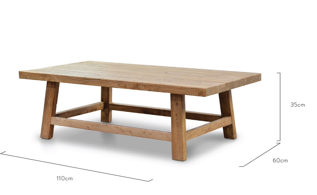 110cm Reclaimed Venezia Coffee Table