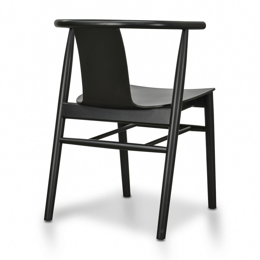 Verona Dining Chair - Black Shell - Black Seat (Set of 2)