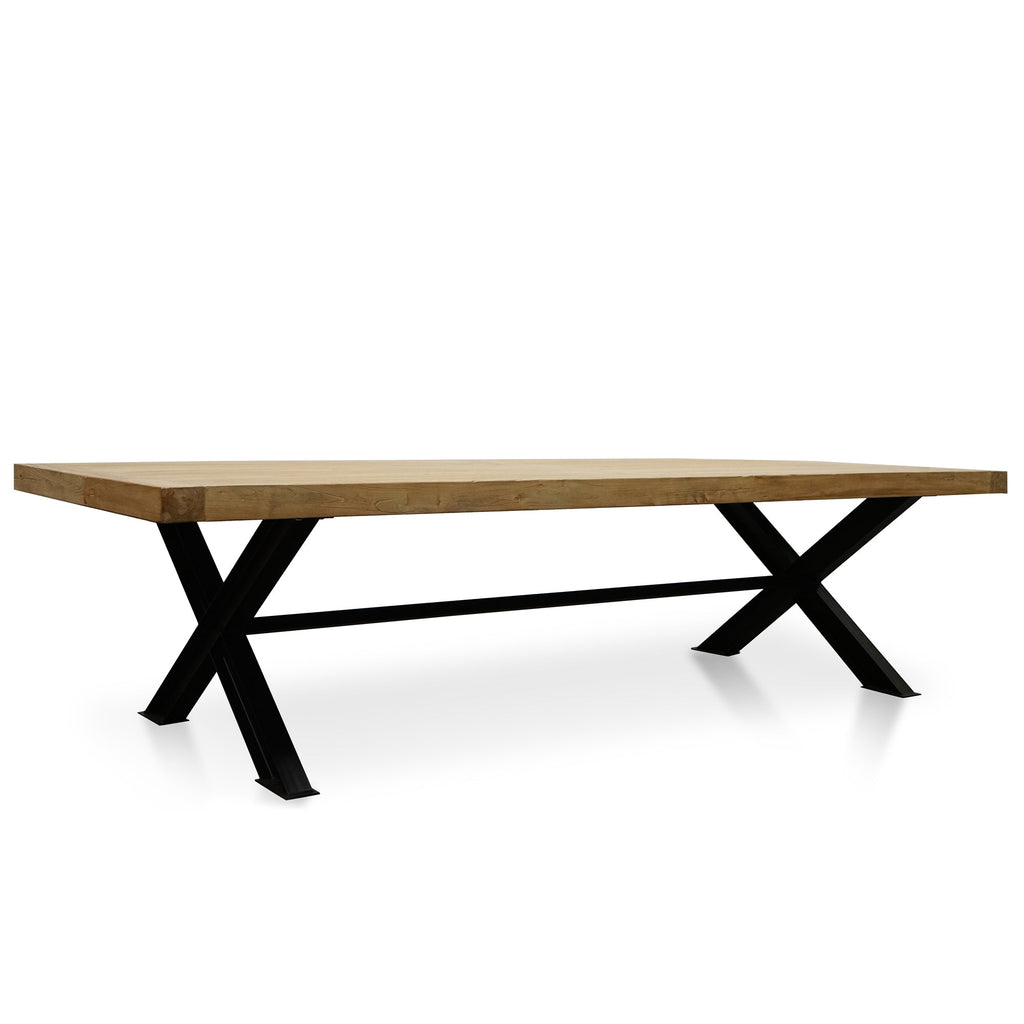 3m Reclaimed Siena Dining Table - Natural