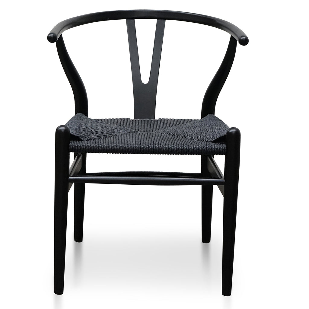 Cord Verona Dining Chair - Full Black (Set of 2)