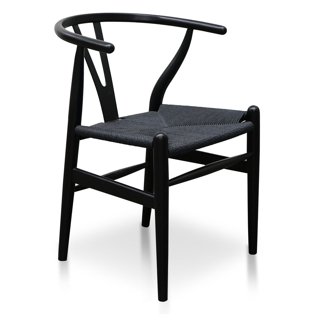 Cord Verona Dining Chair - Full Black (Set of 2)