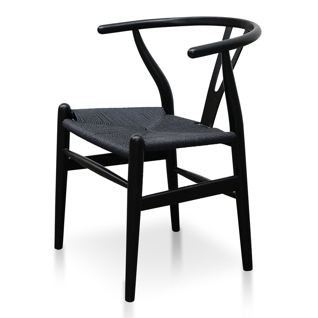 Cord Verona Dining Chair - Full Black (Set of 2)