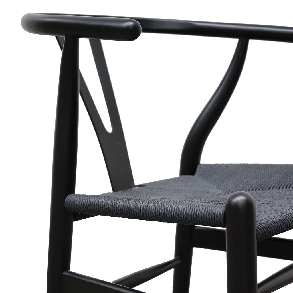 Cord Verona Dining Chair - Full Black (Set of 2)