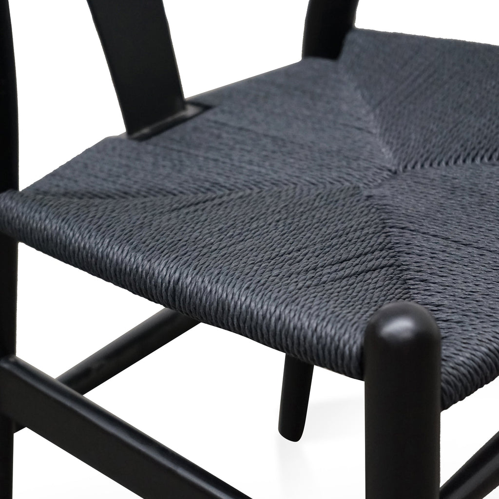 Cord Verona Dining Chair - Full Black (Set of 2)