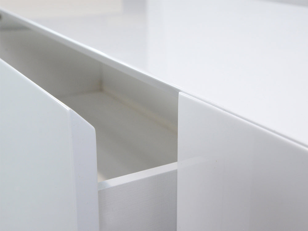 2.4m-3.07m Palermo TV Entertainment Unit - Natural - White