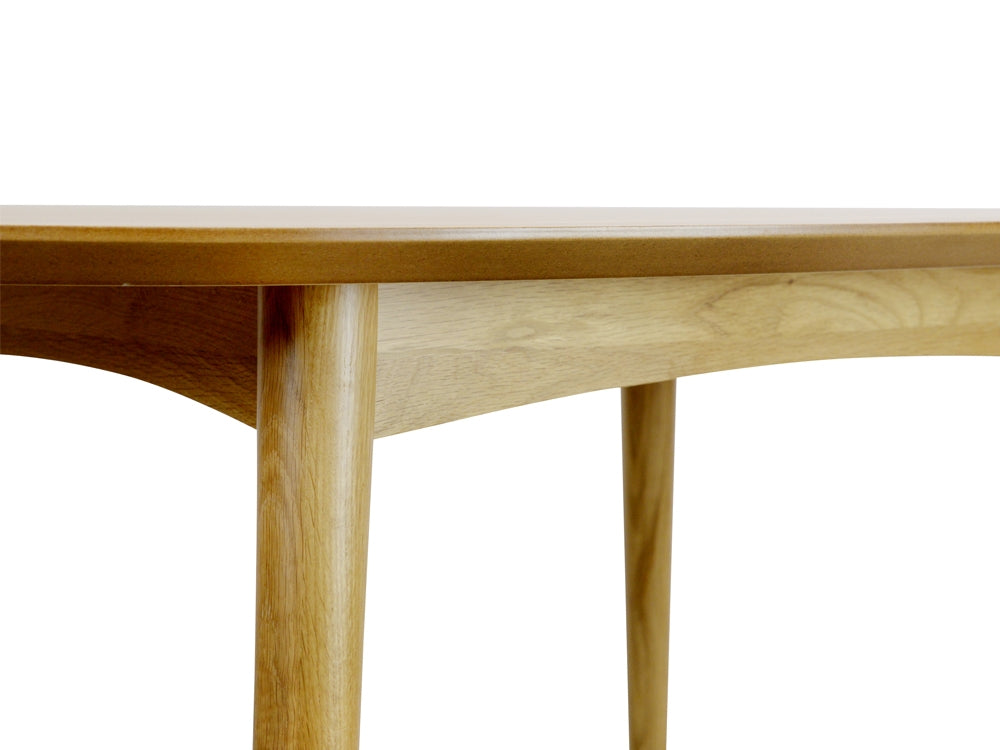 1.3m Fixed Siena Dining Table - Natural