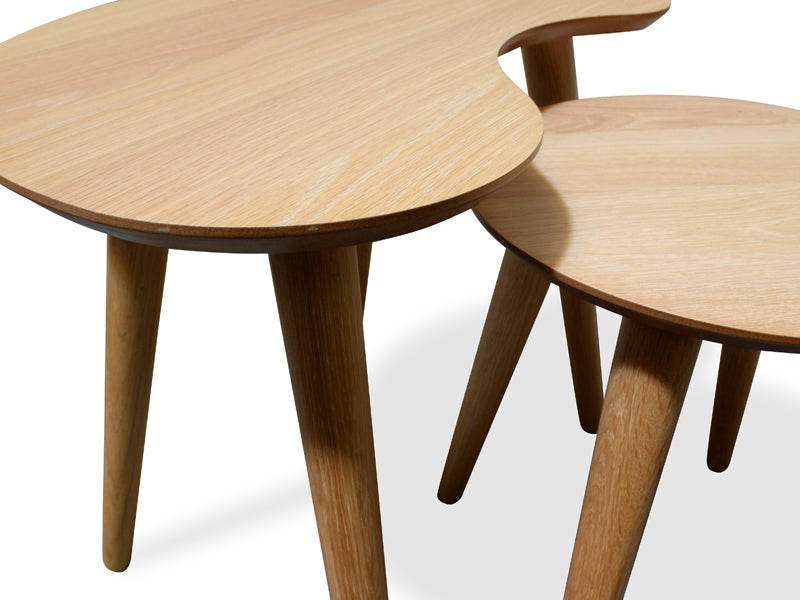 Nest of Capri Side Tables - Natural
