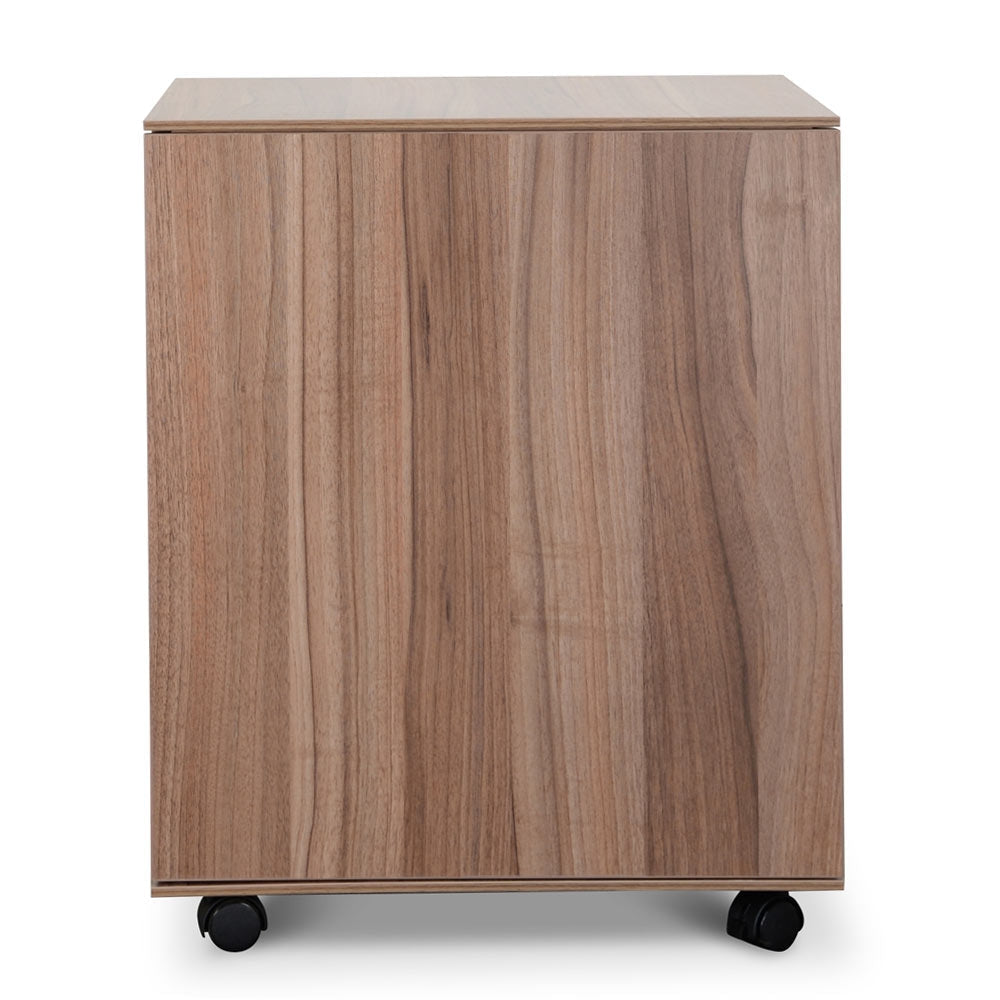 2 Drawer Milano Mobile Pedestal - Walnut
