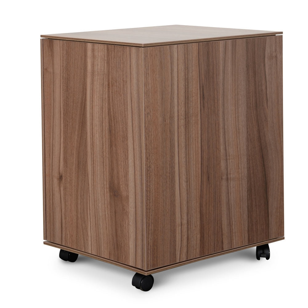 2 Drawer Milano Mobile Pedestal - Walnut