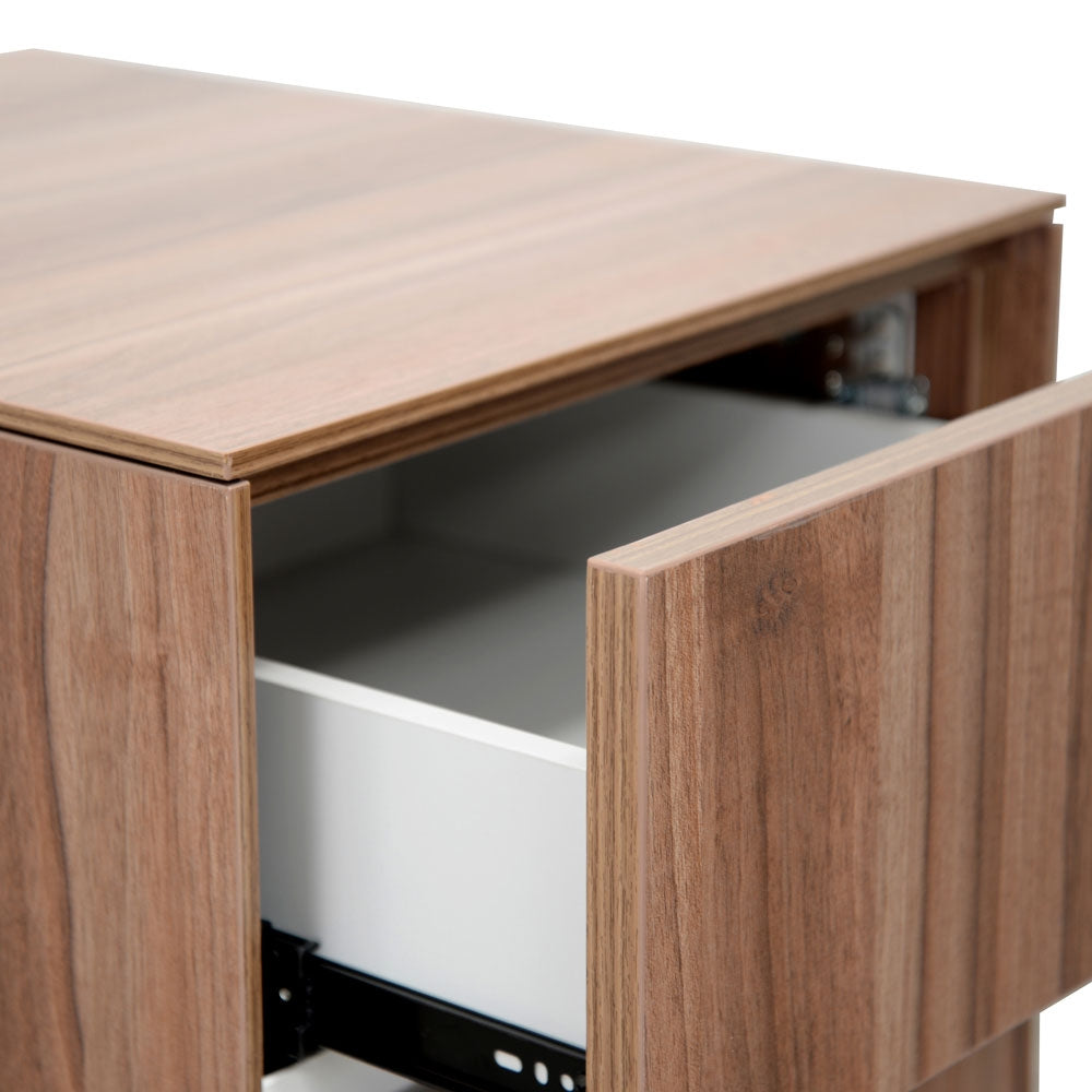 2 Drawer Milano Mobile Pedestal - Walnut