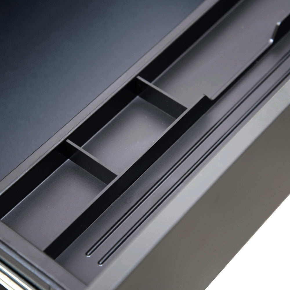 3 Drawers Milano Mobile Pedestal - Black