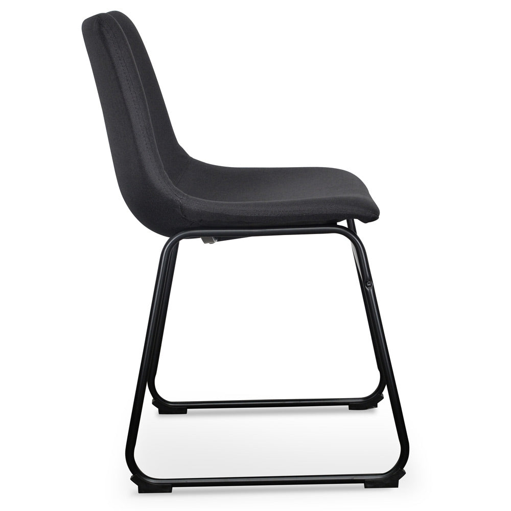 Verona Dining Chair in Black (Set of 2)