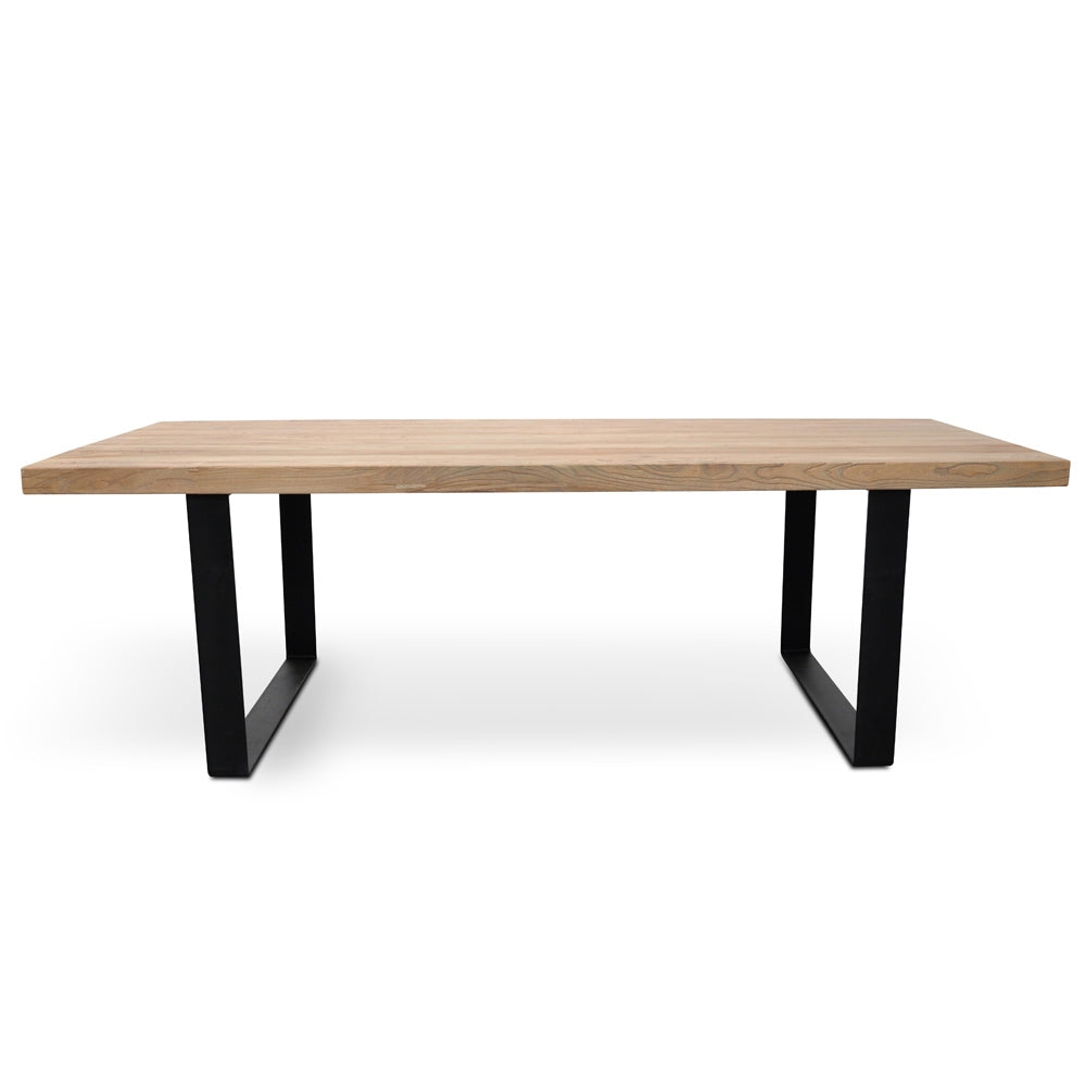 Reclaimed Siena Dining Table 2.4m - Rustic Natural