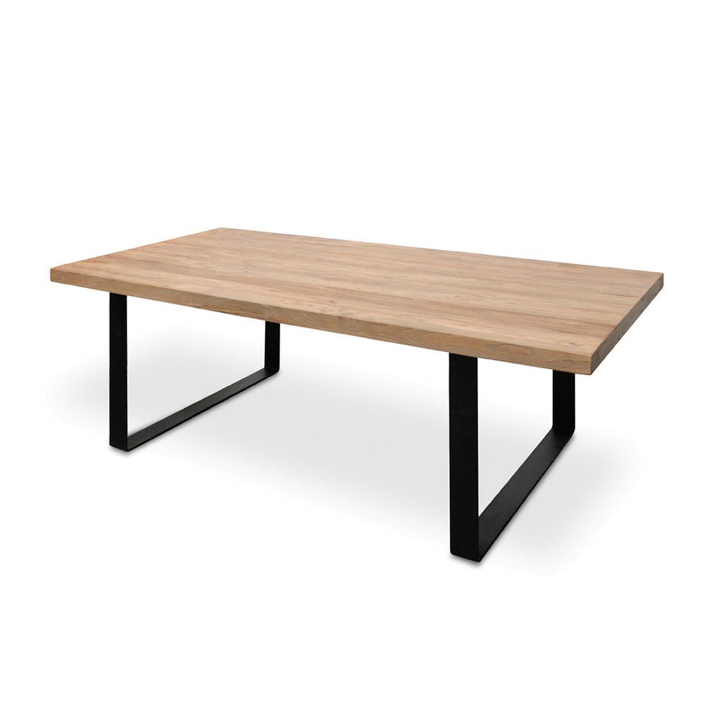 Reclaimed Siena Dining Table 2.4m - Rustic Natural
