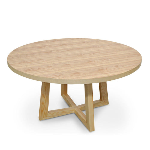 1.5m Round Siena Dining Table - Natural