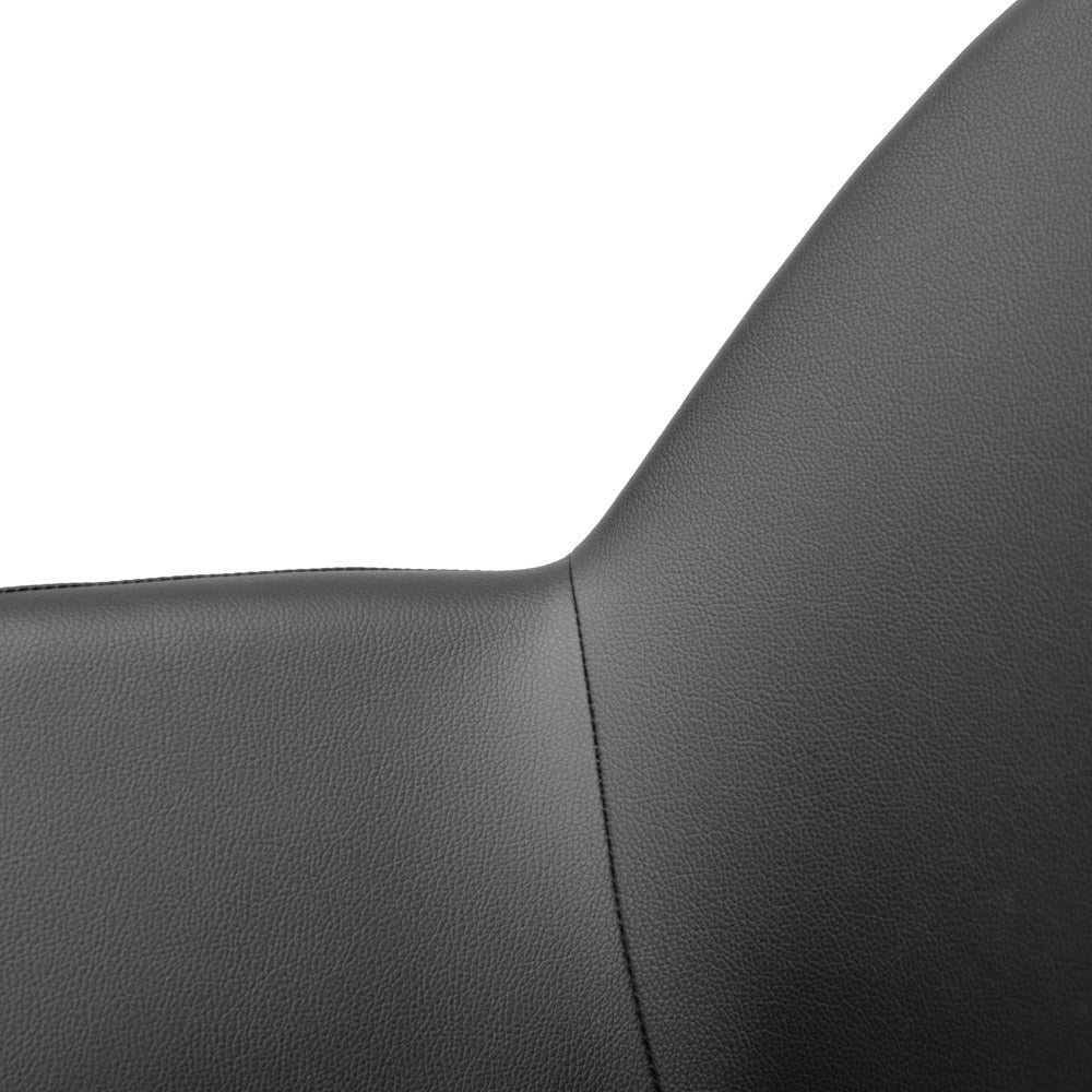 Verona Dining Chair - Black PU - Black Legs (Set of 2)