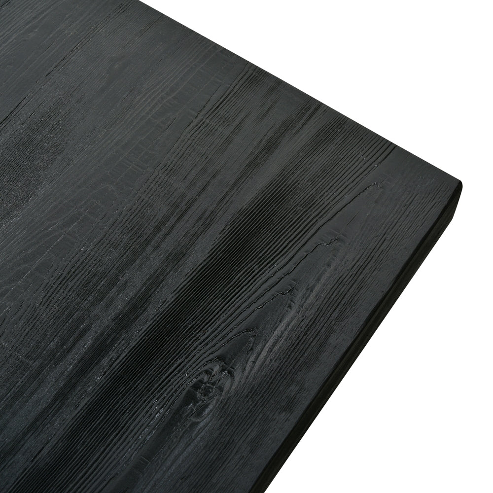 2.8m Reclaimed Siena Dining Table - Black