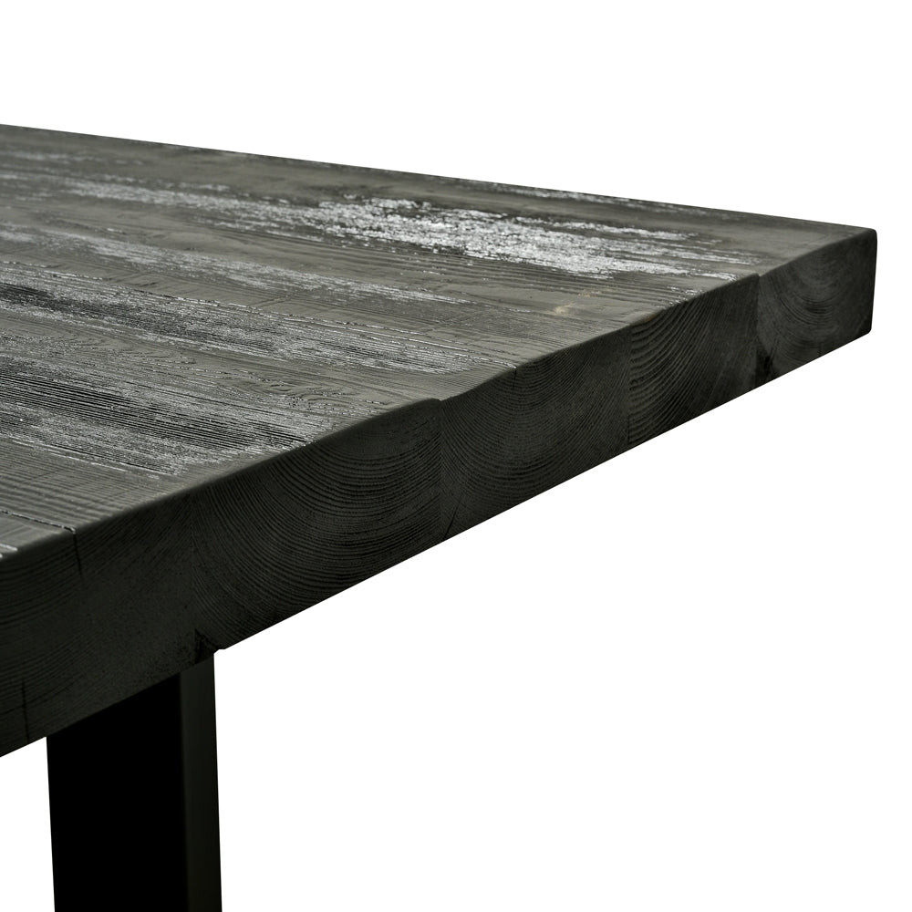 2.8m Reclaimed Siena Dining Table - Black