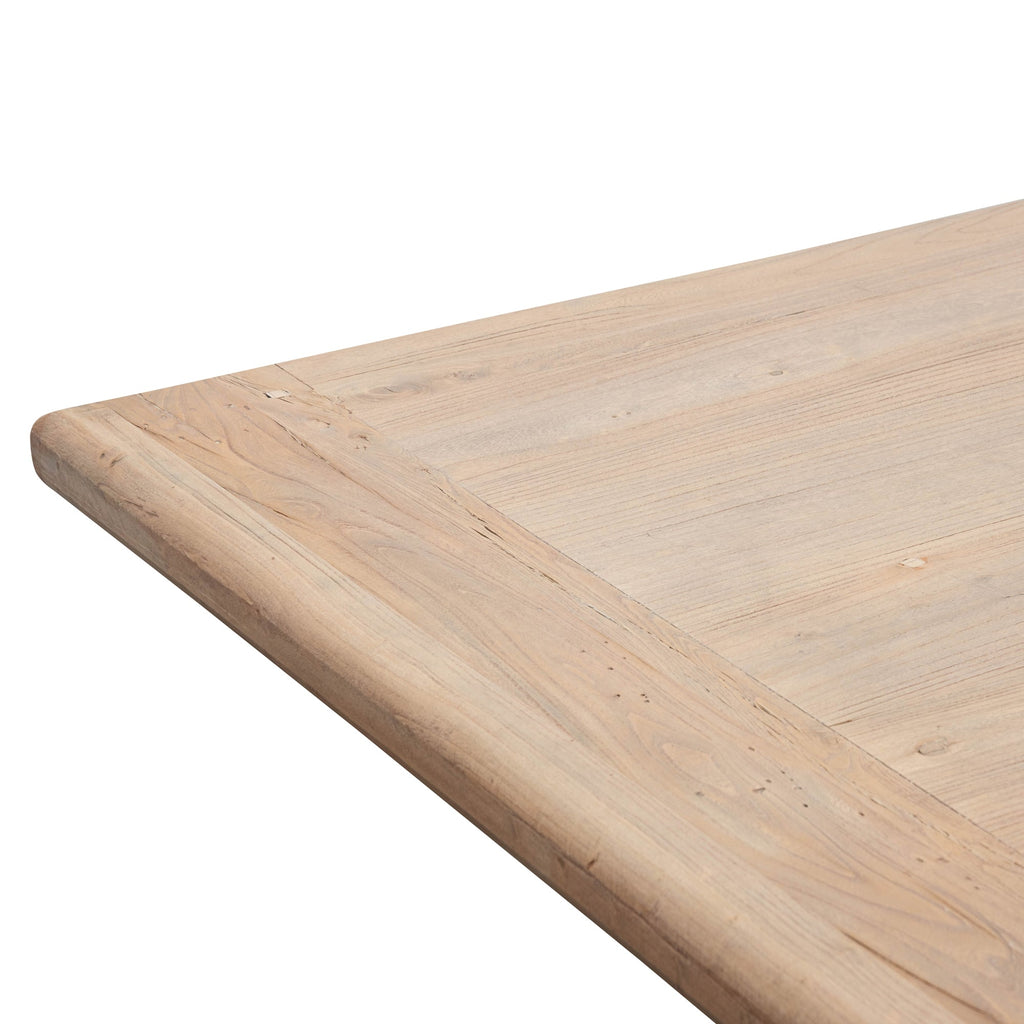 Reclaimed Elm Wood 2.4m Siena Dining Table
