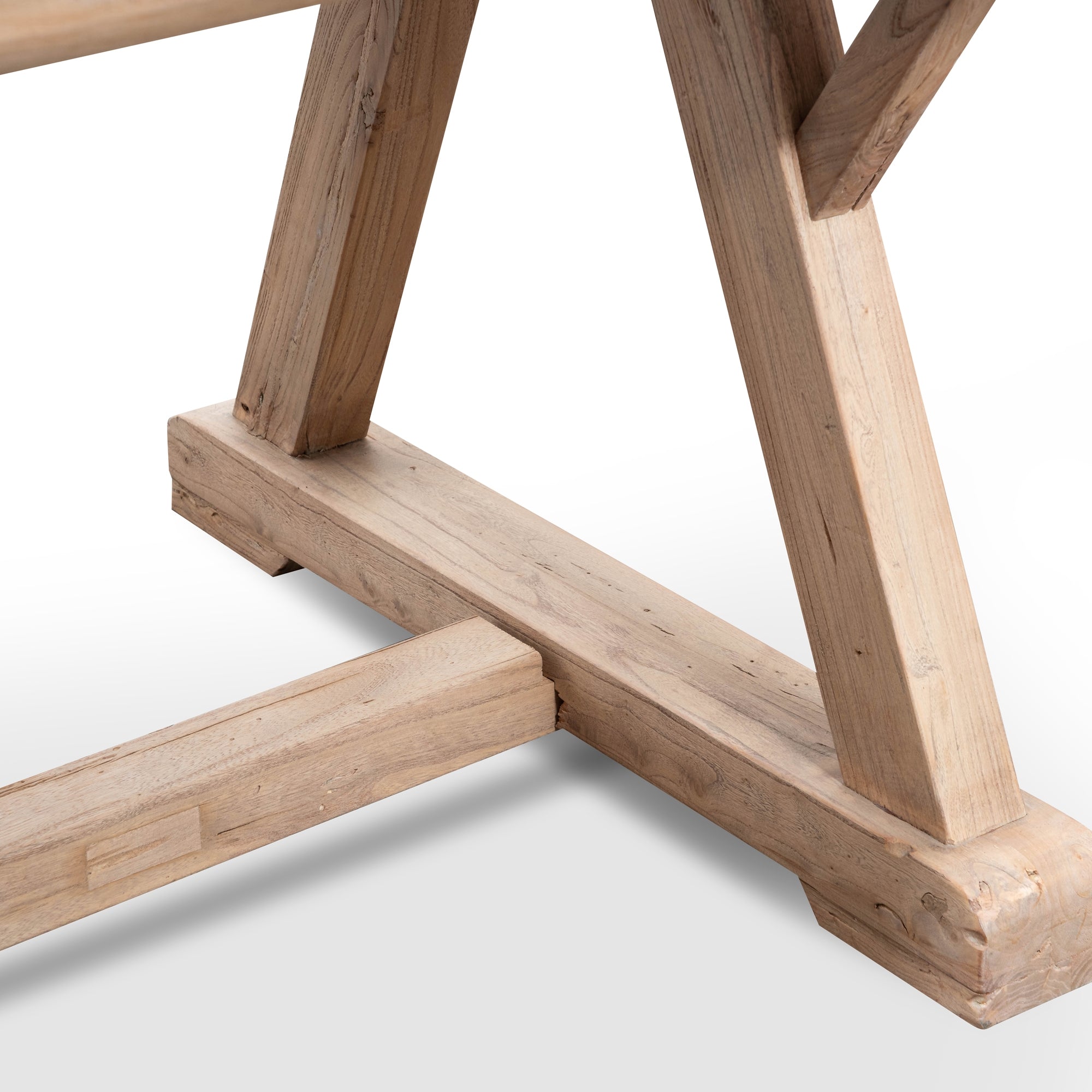 Reclaimed Elm Wood 2.4m Siena Dining Table