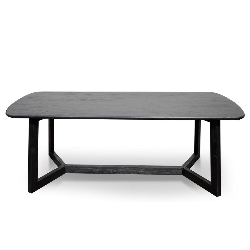 2.2m Siena Dining Table - Black