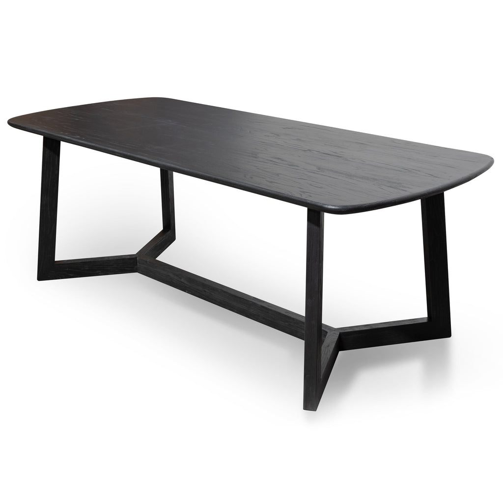 2.2m Siena Dining Table - Black