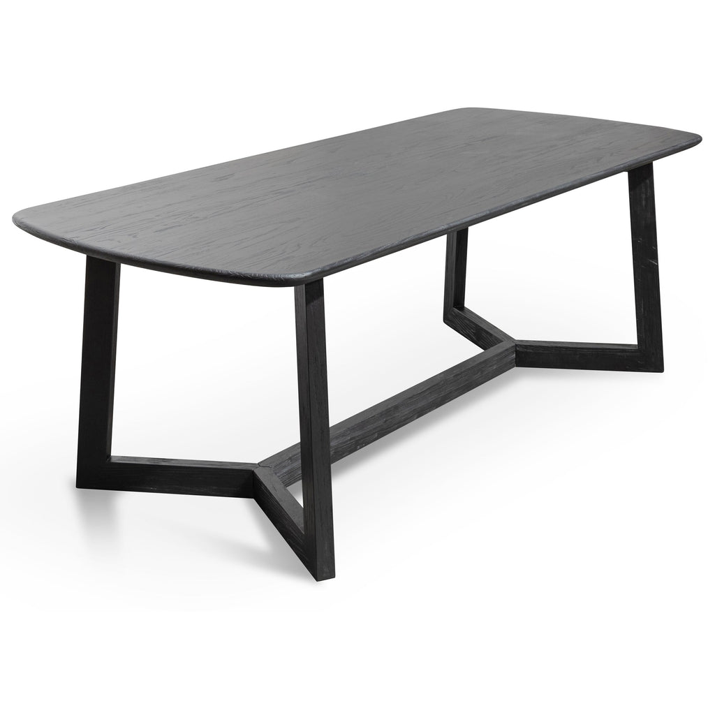 2.2m Siena Dining Table - Black