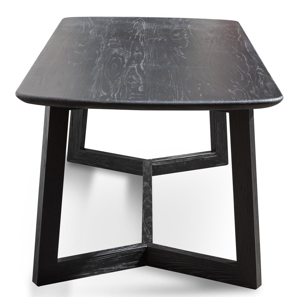 2.2m Siena Dining Table - Black