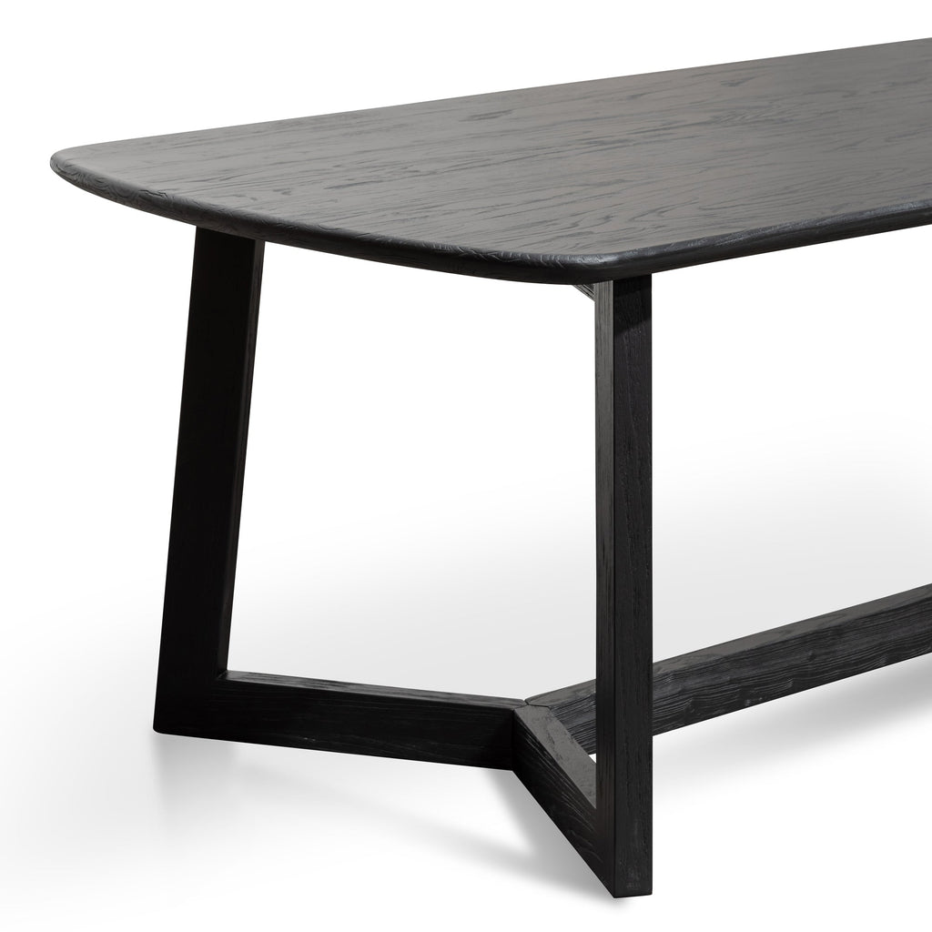 2.2m Siena Dining Table - Black