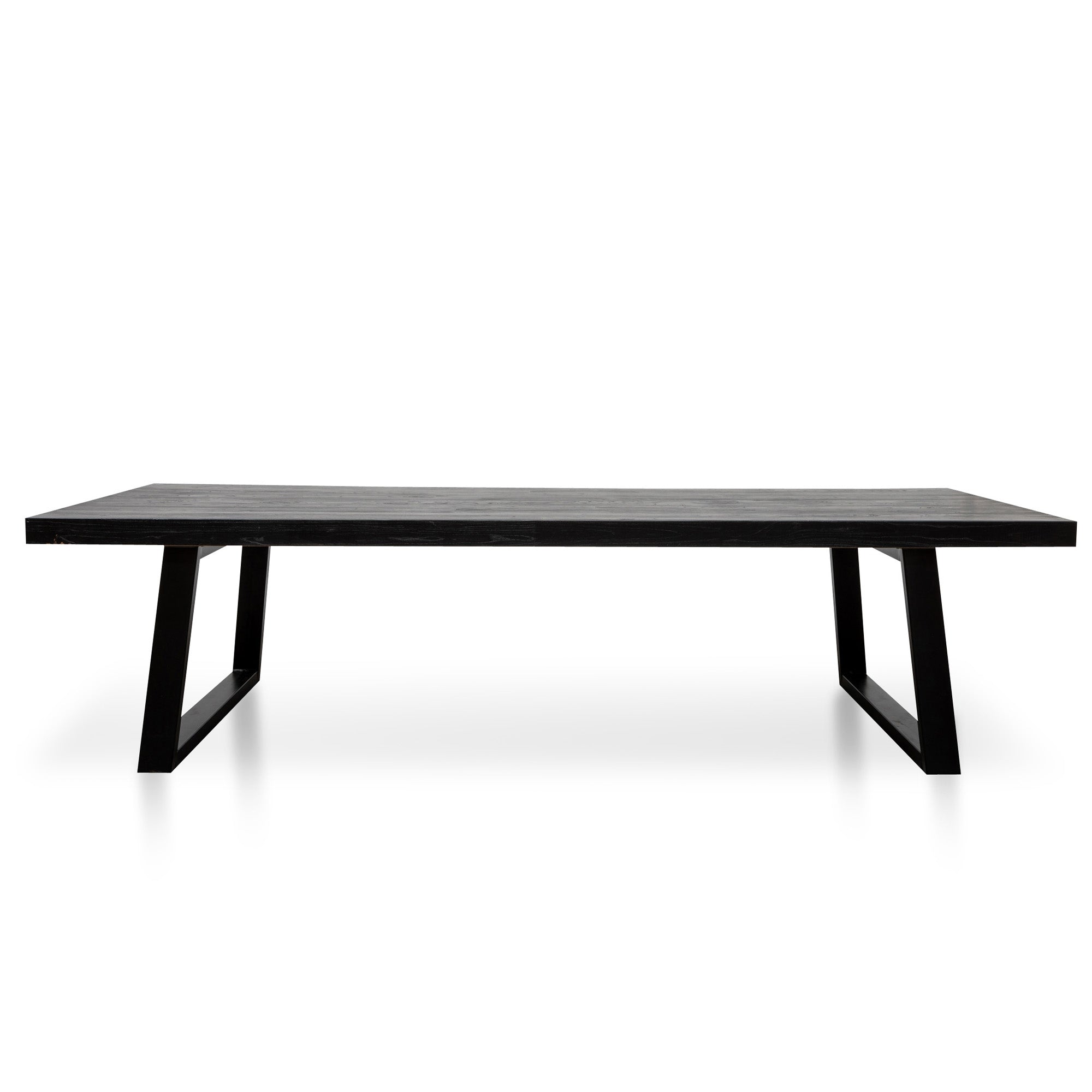3m Reclaimed Siena Dining Table - Full Black