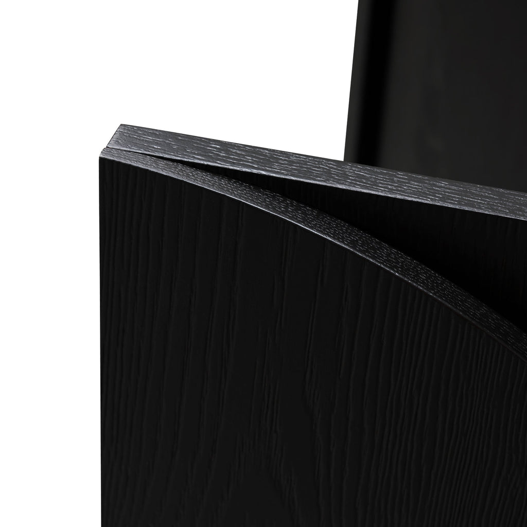 2m Modena Buffet Unit - Textured Espresso Black