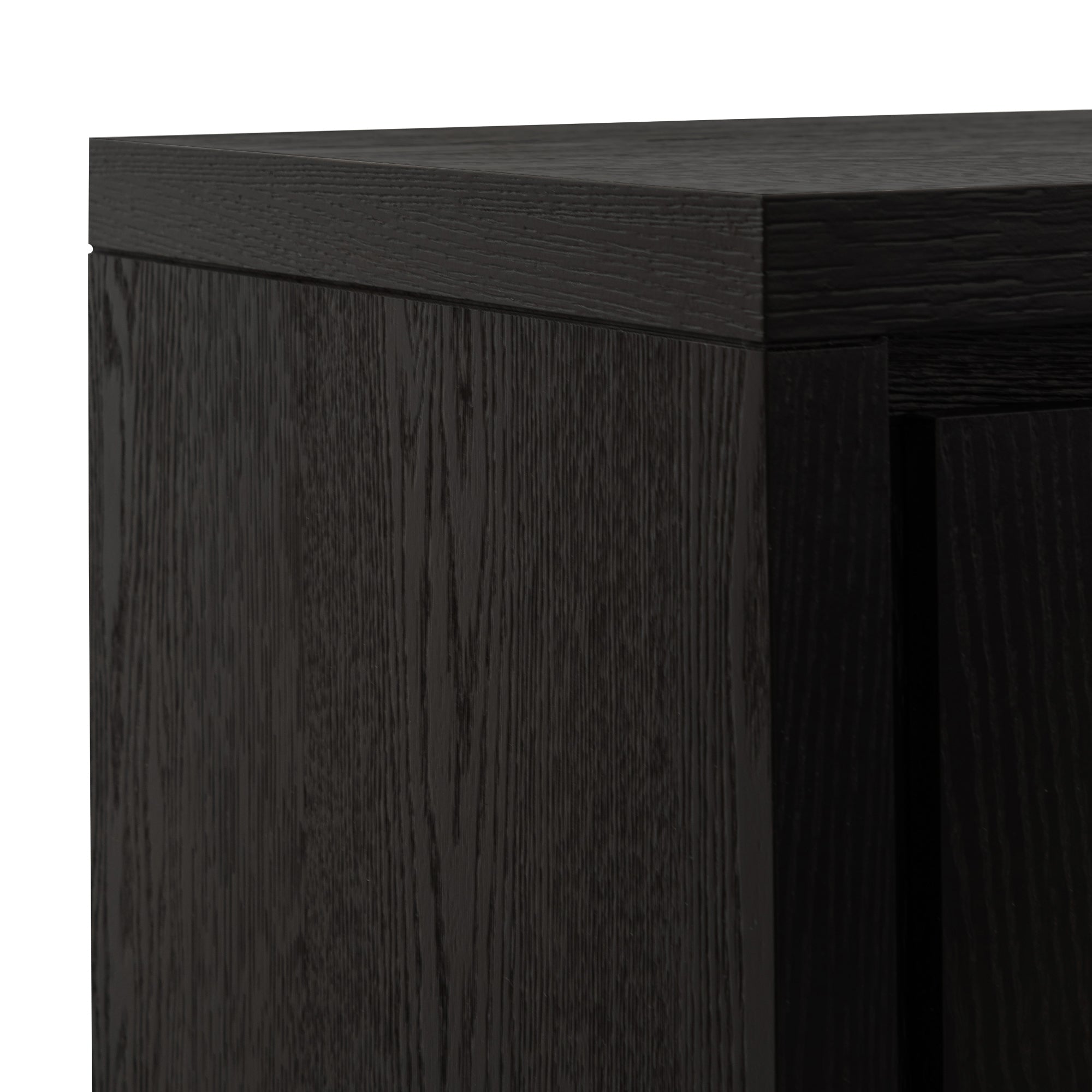 2m Modena Buffet Unit - Textured Espresso Black