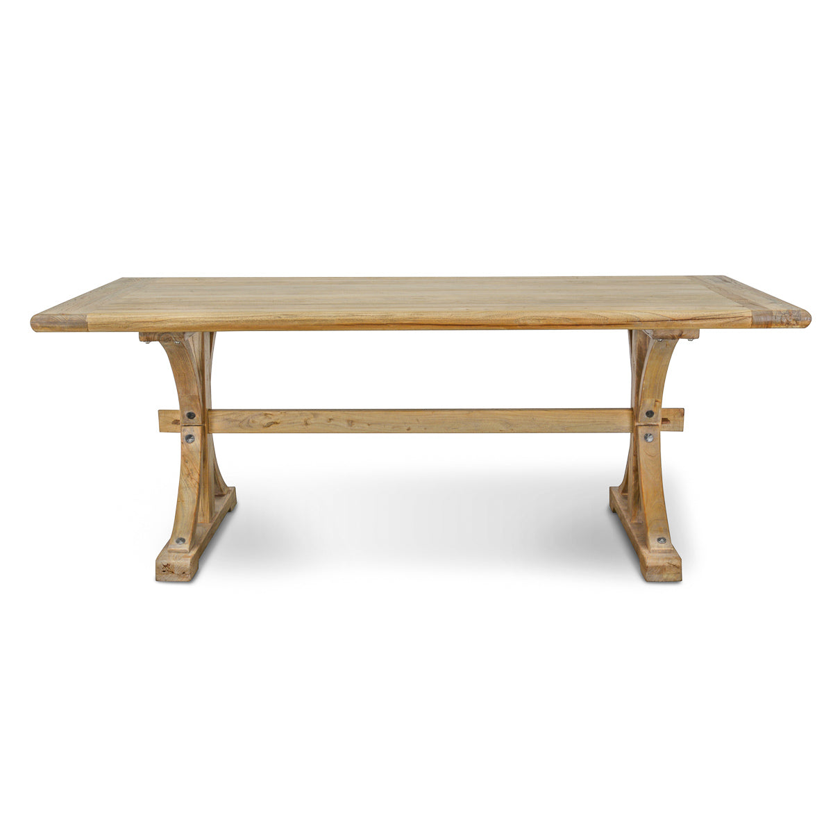 Reclaimed Elm Wood Siena Dining Table 2m - Natural