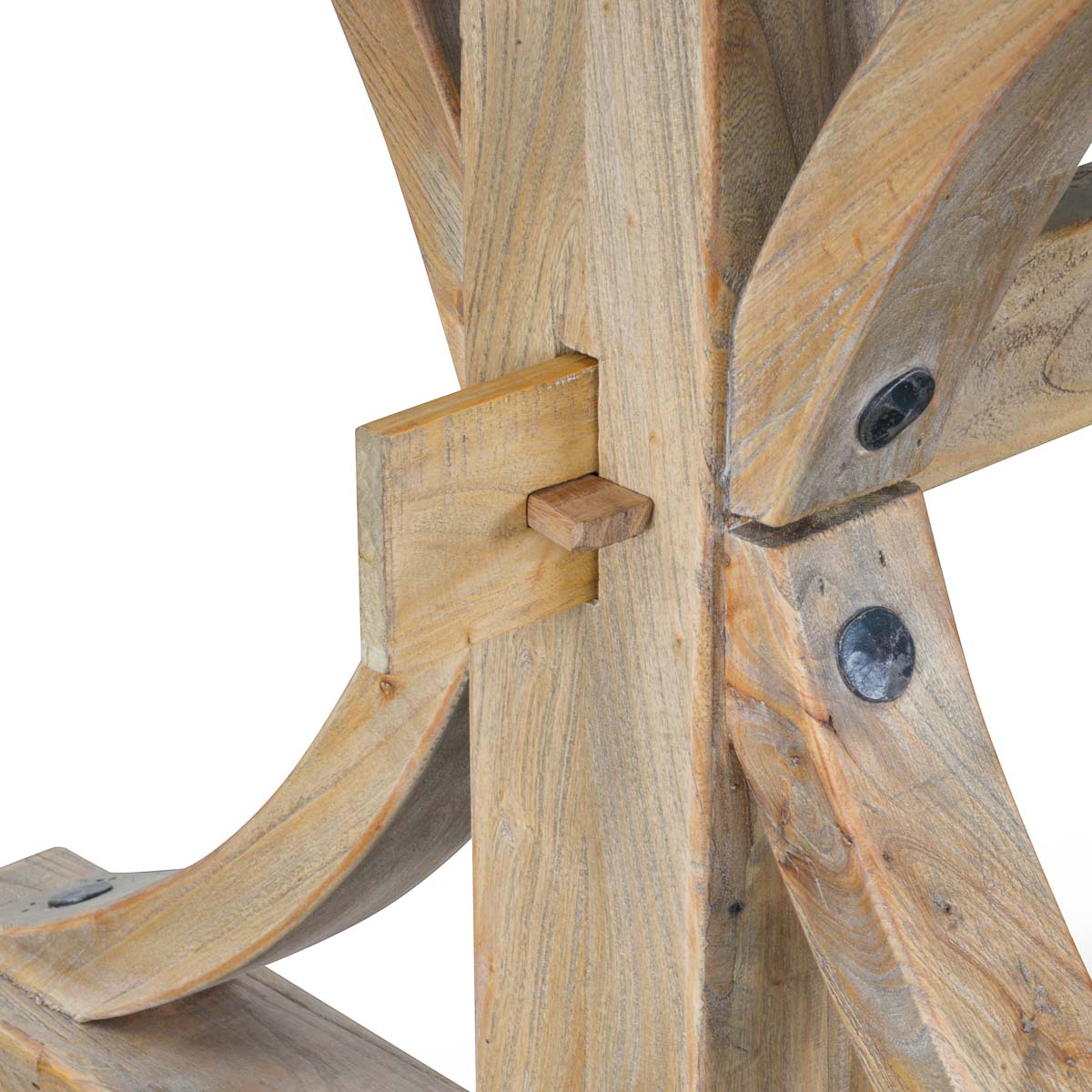 Reclaimed Elm Wood Siena Dining Table 2m - Natural