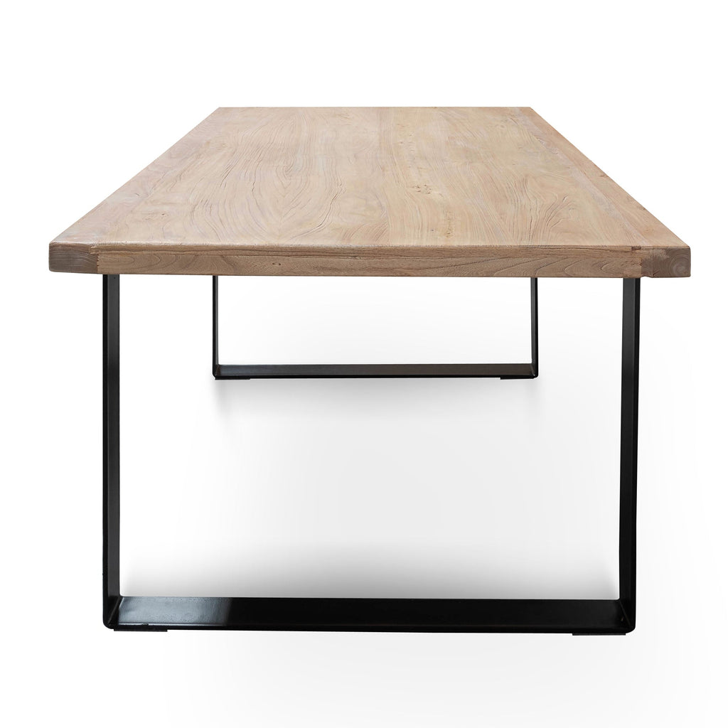 Siena Dining Table 1.98m - Rustic Natural