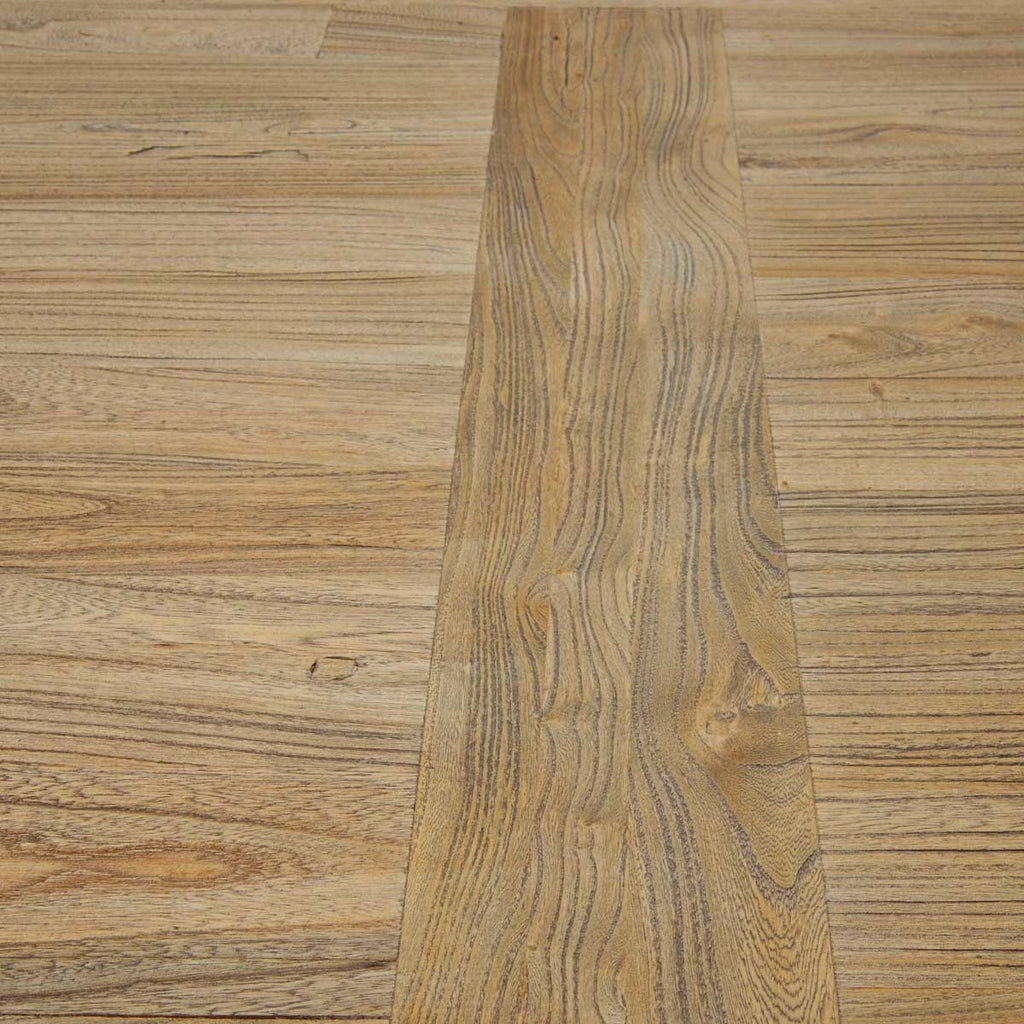 Wood Siena Dining Table 2.4m - Rustic Natural