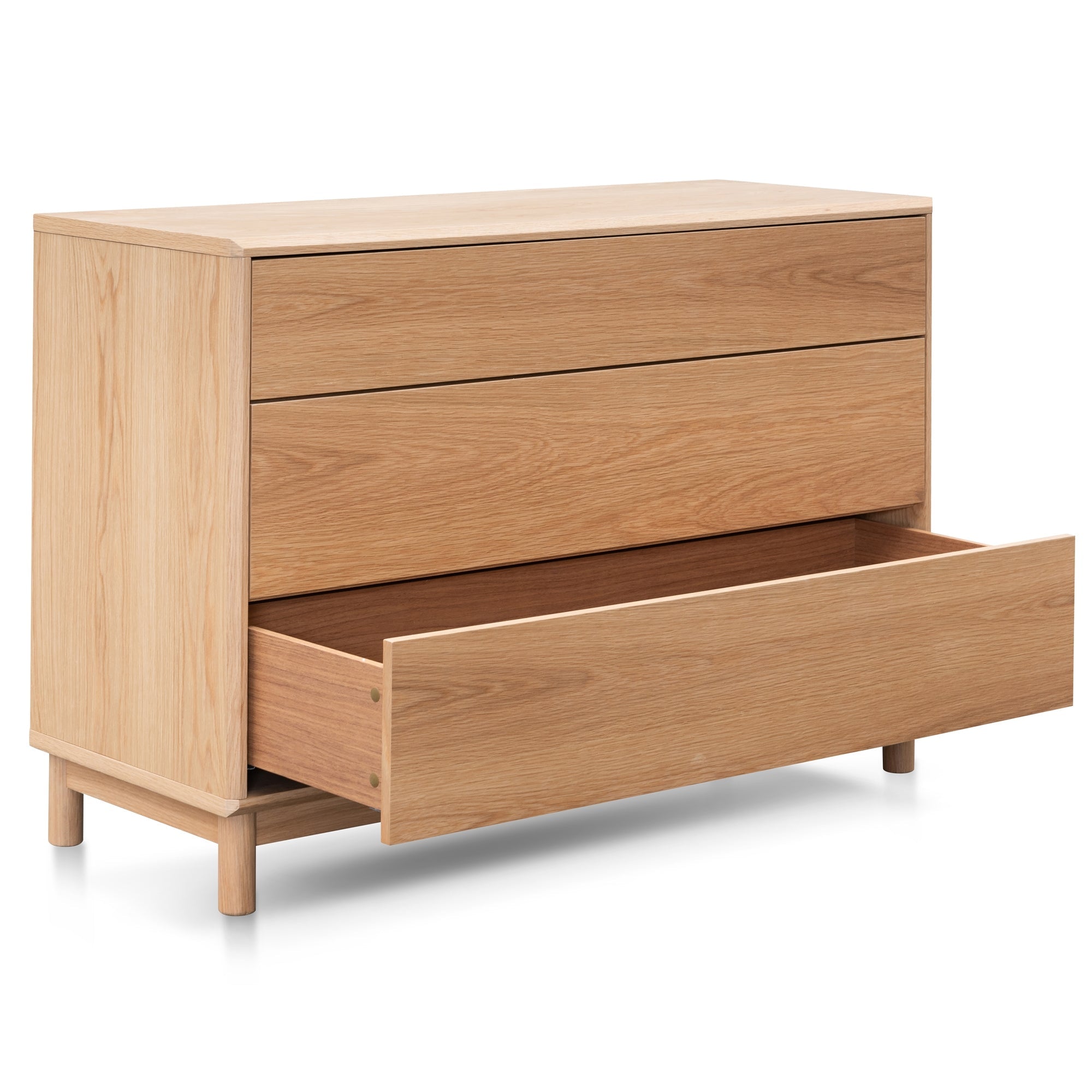 3 Drawers Padova Dresser Unit - Natural Oak