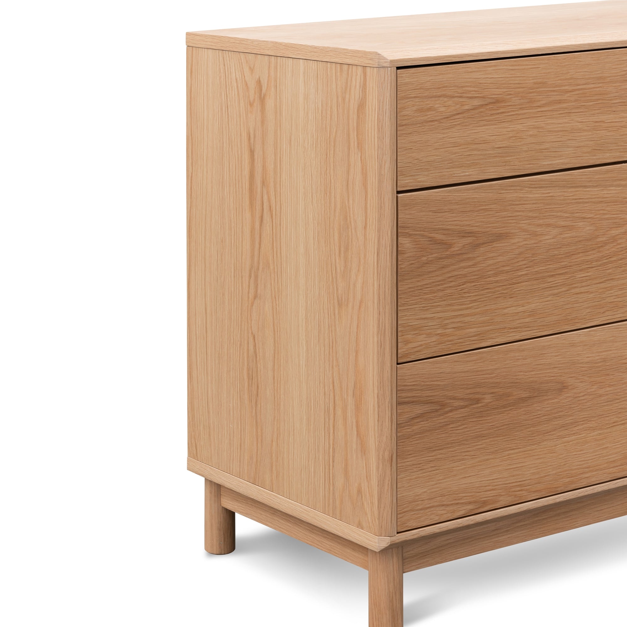 3 Drawers Padova Dresser Unit - Natural Oak