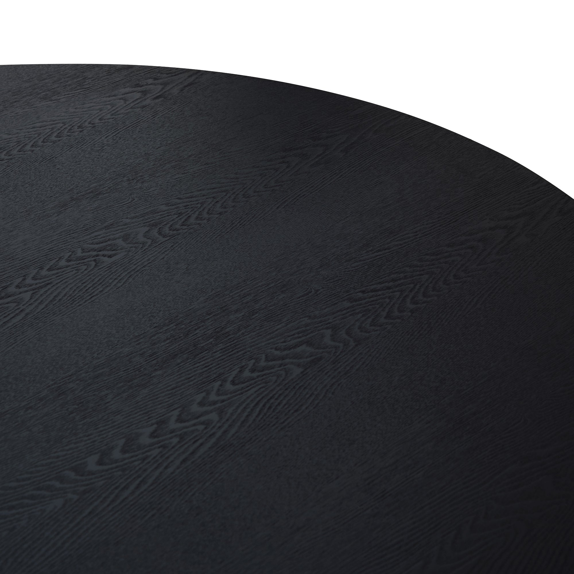 1.2m Veneer Wooden Siena Dining Table - Full Black