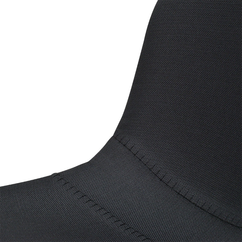 80cm Amalfi Bar Stool in Black Fabric (Set of 2)