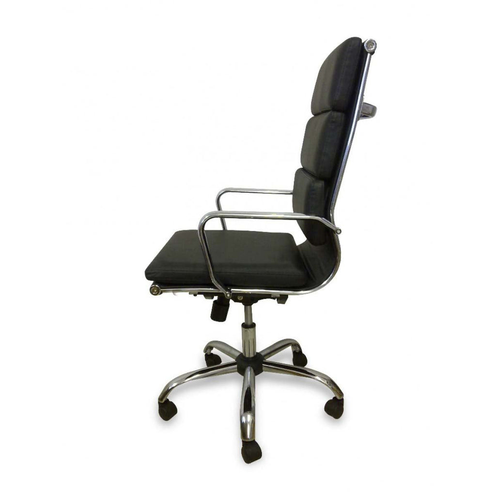 Soft Pad Boardroom Milano Office Chair - Black