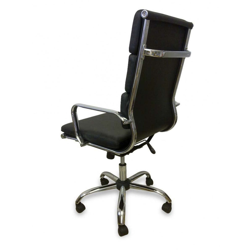Soft Pad Boardroom Milano Office Chair - Black