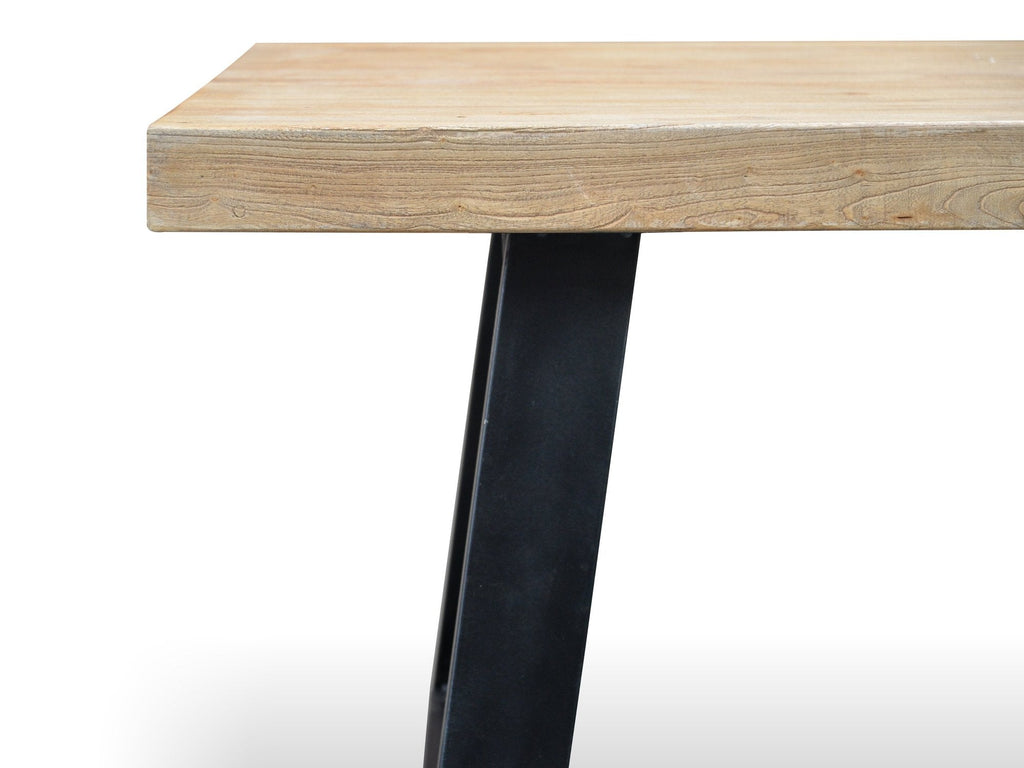 2.4m Reclaimed Elm Wood Siena Dining Table