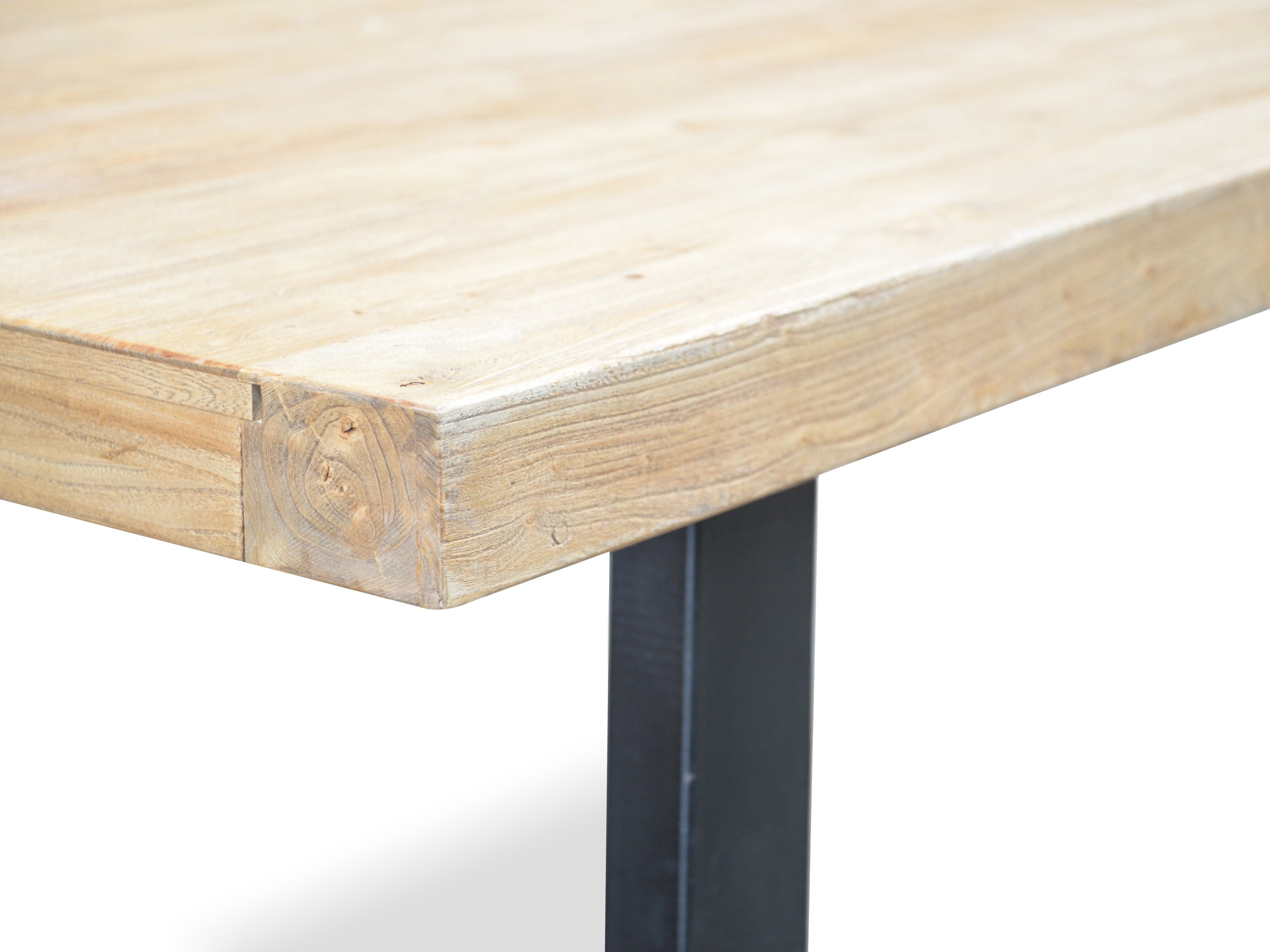 2.4m Reclaimed Elm Wood Siena Dining Table