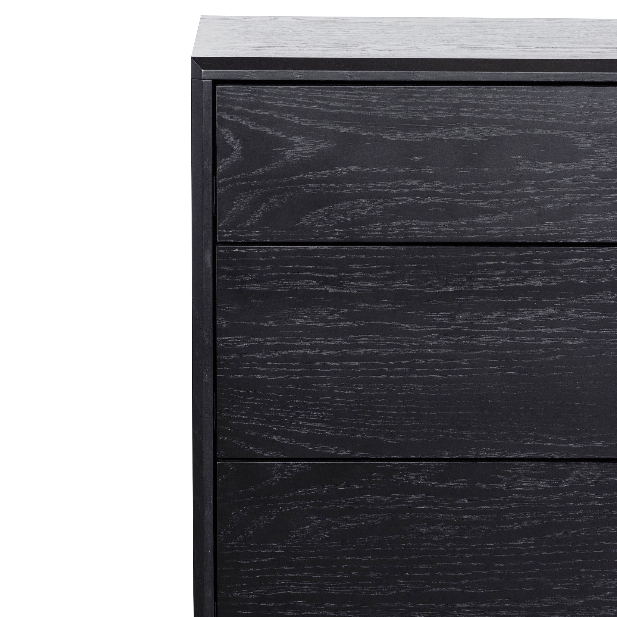3 Drawers Padova Dresser Unit - Black Oak