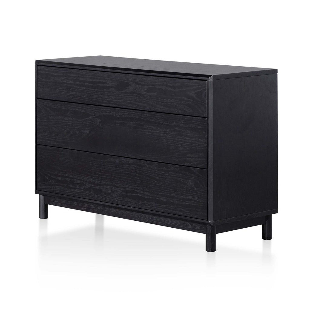 3 Drawers Padova Dresser Unit - Black Oak