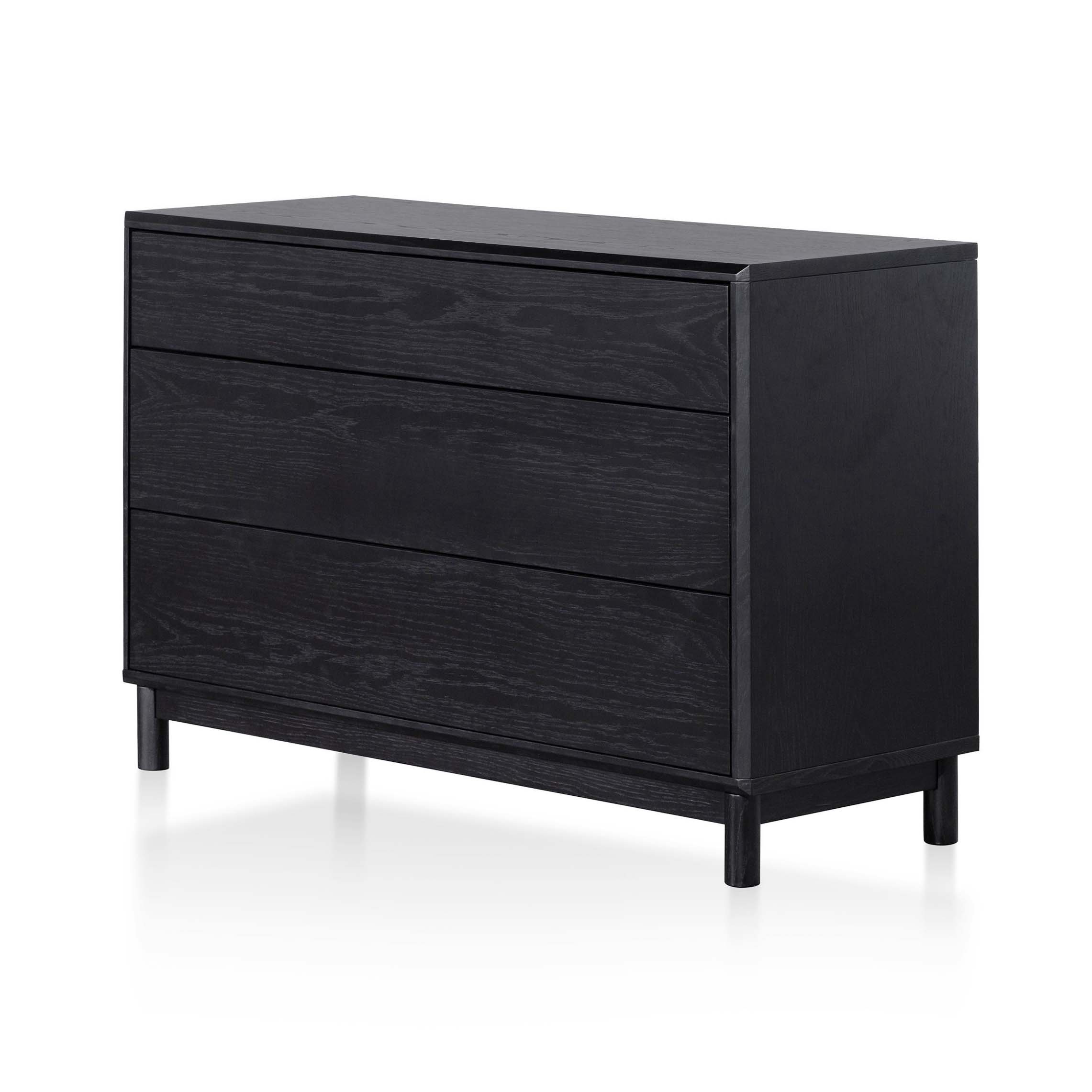 3 Drawers Padova Dresser Unit - Black Oak
