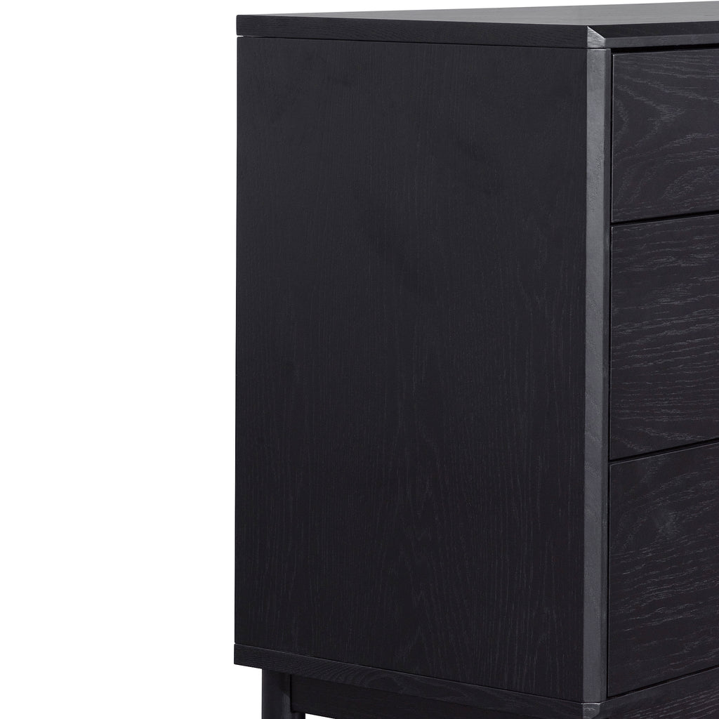 3 Drawers Padova Dresser Unit - Black Oak