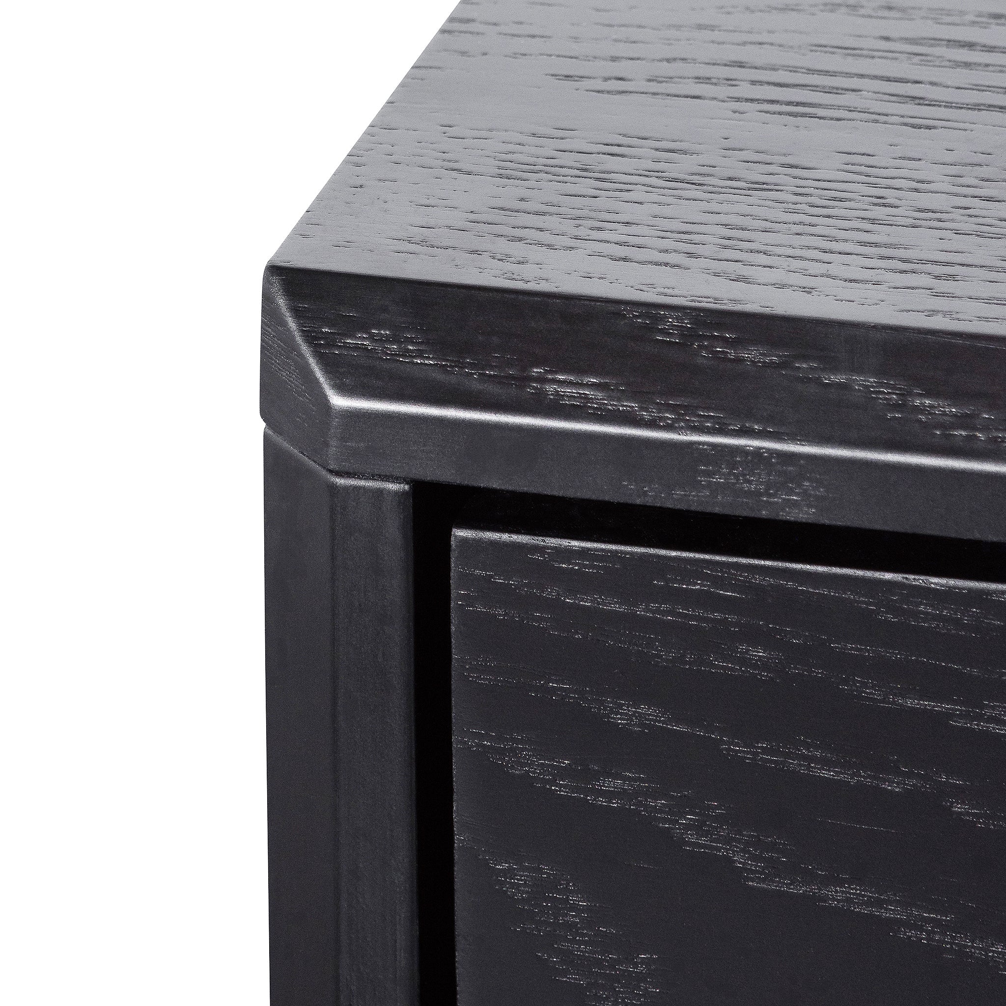 3 Drawers Padova Dresser Unit - Black Oak