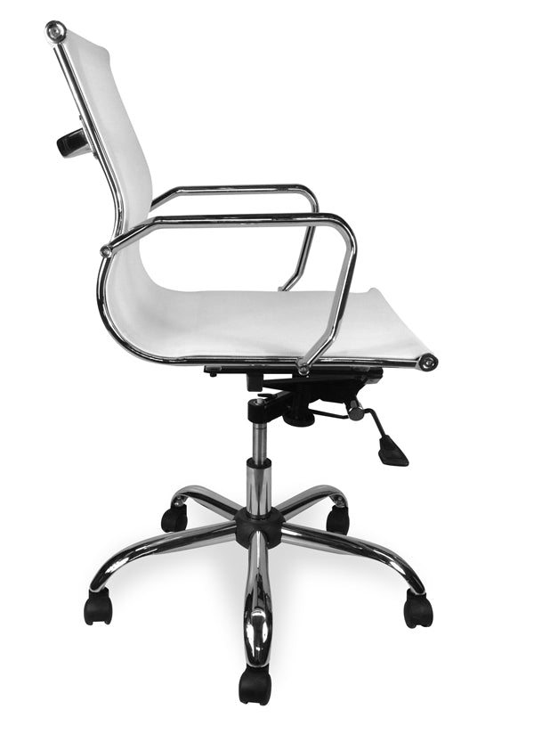 Designer Mesh Boardroom Milano Office Chair - White